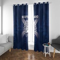 Scotland Rugby 2026 Window Curtain Scottish Thistle Flag Style