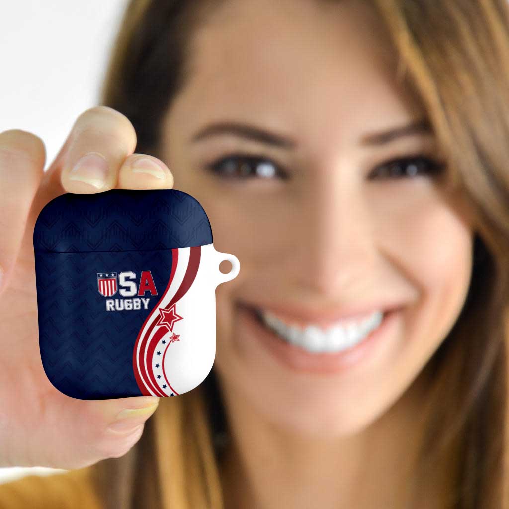 USA Rugby 2026 AirPods Case Sporty Style
