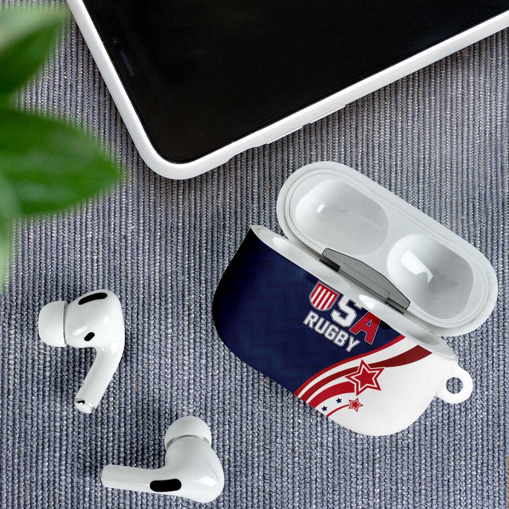 USA Rugby 2026 AirPods Case Sporty Style
