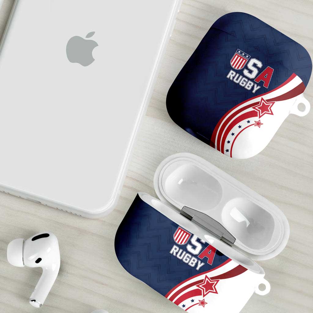 USA Rugby 2026 AirPods Case Sporty Style