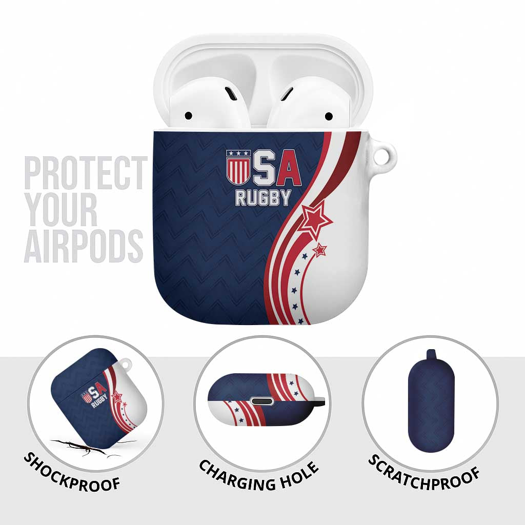 USA Rugby 2026 AirPods Case Sporty Style