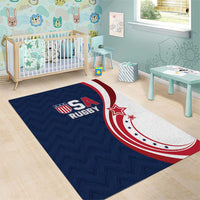USA Rugby 2026 Area Rug Sporty Style