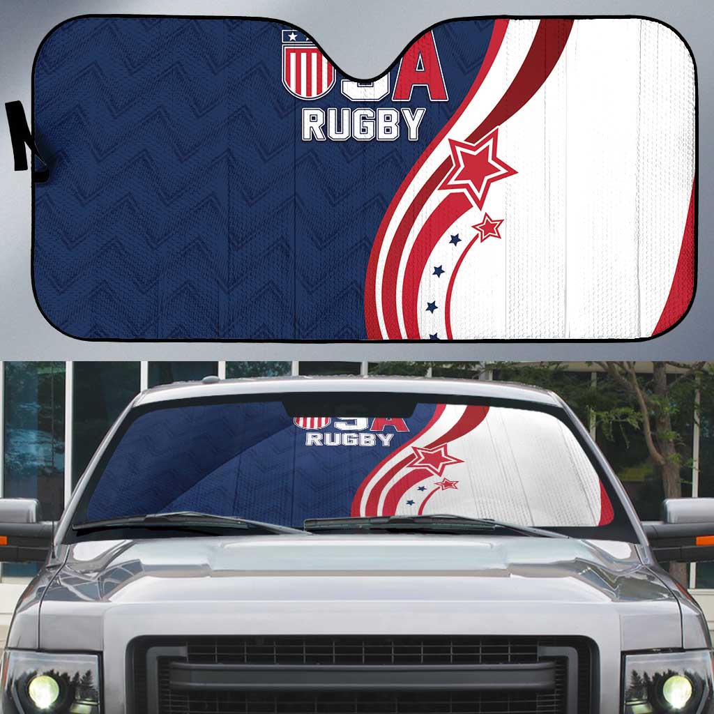 USA Rugby 2026 Auto Sun Shade Sporty Style