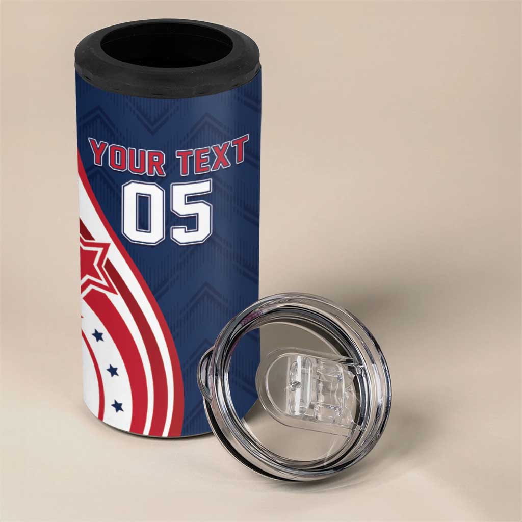 Custom USA Rugby 2026 4 in 1 Can Cooler Tumbler Sporty Style