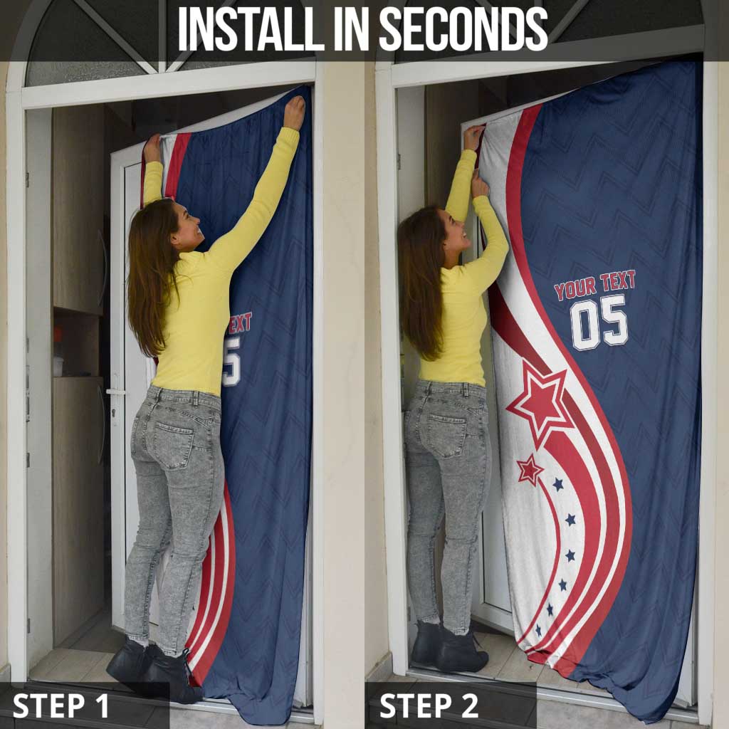 Custom USA Rugby 2026 Door Cover Sporty Style