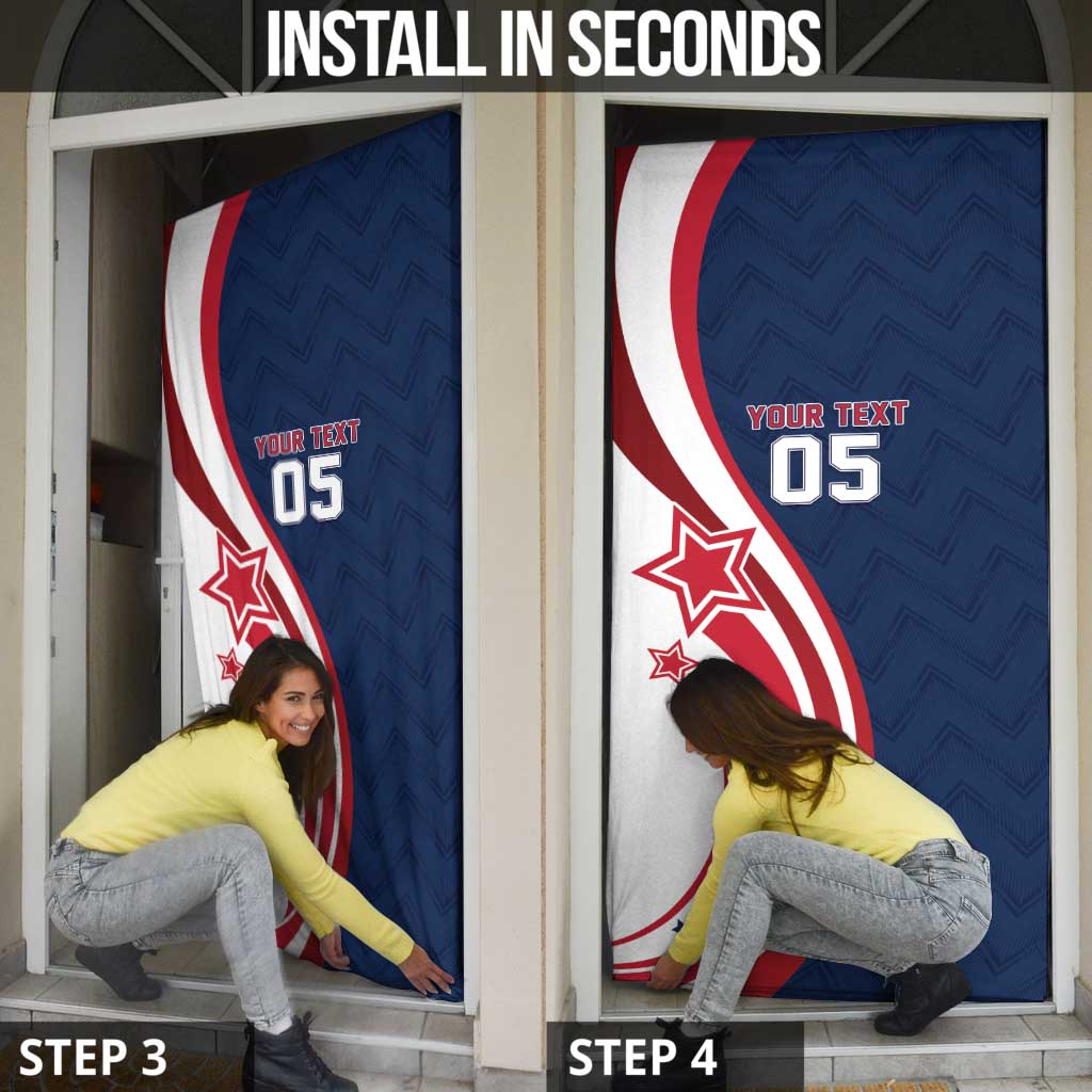 Custom USA Rugby 2026 Door Cover Sporty Style
