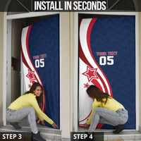 Custom USA Rugby 2026 Door Cover Sporty Style