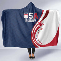 USA Rugby 2026 Hooded Blanket Sporty Style
