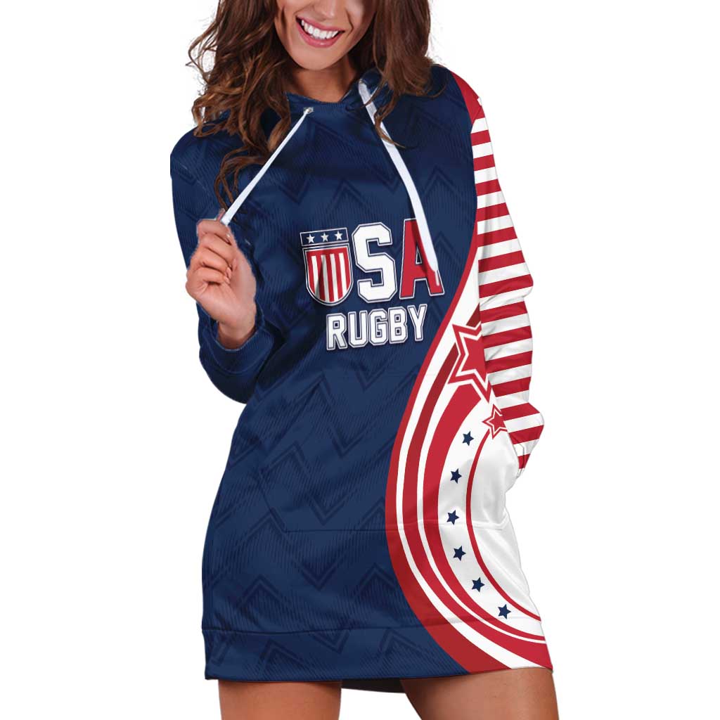 Custom USA Rugby 2026 Hoodie Dress Sporty Style