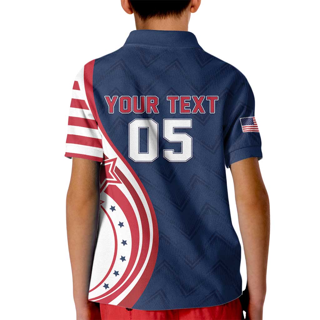 Custom USA Rugby 2026 Kid Polo Shirt Sporty Style