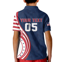 Custom USA Rugby 2026 Kid Polo Shirt Sporty Style