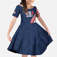 Custom USA Rugby 2026 Kid Short Sleeve Dress Sporty Style