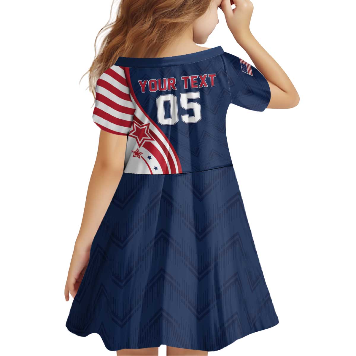 Custom USA Rugby 2026 Kid Short Sleeve Dress Sporty Style