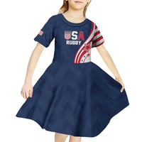 Custom USA Rugby 2026 Kid Short Sleeve Dress Sporty Style