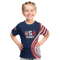 Custom USA Rugby 2026 Kid T Shirt Sporty Style
