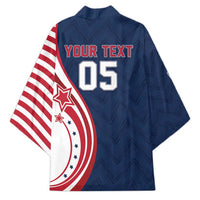 Custom USA Rugby 2026 Kimono Sporty Style