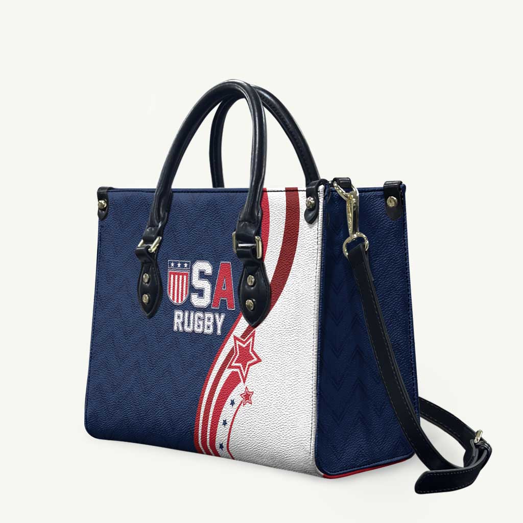 USA Rugby 2026 Leather Bag Sporty Style