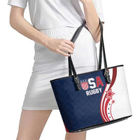 USA Rugby 2026 Leather Tote Bag Sporty Style