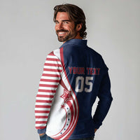 Custom USA Rugby 2026 Long Sleeve Polo Shirt Sporty Style
