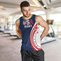 Custom USA Rugby 2026 Men Tank Top Sporty Style
