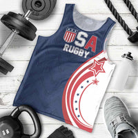 Custom USA Rugby 2026 Men Tank Top Sporty Style