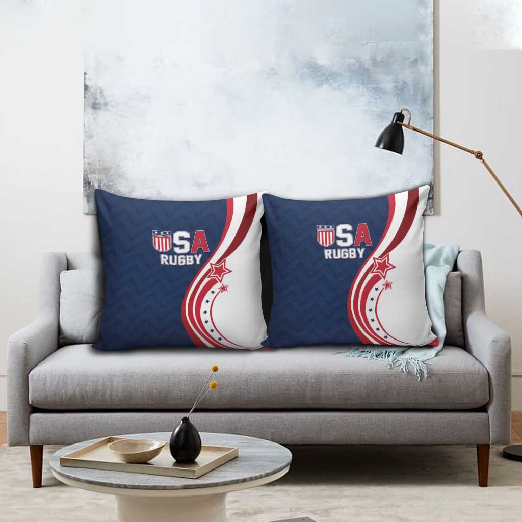 USA Rugby 2026 Pillow Cover Sporty Style