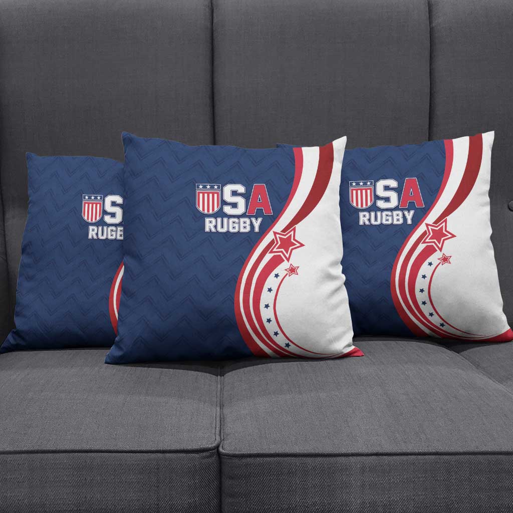 USA Rugby 2026 Pillow Cover Sporty Style
