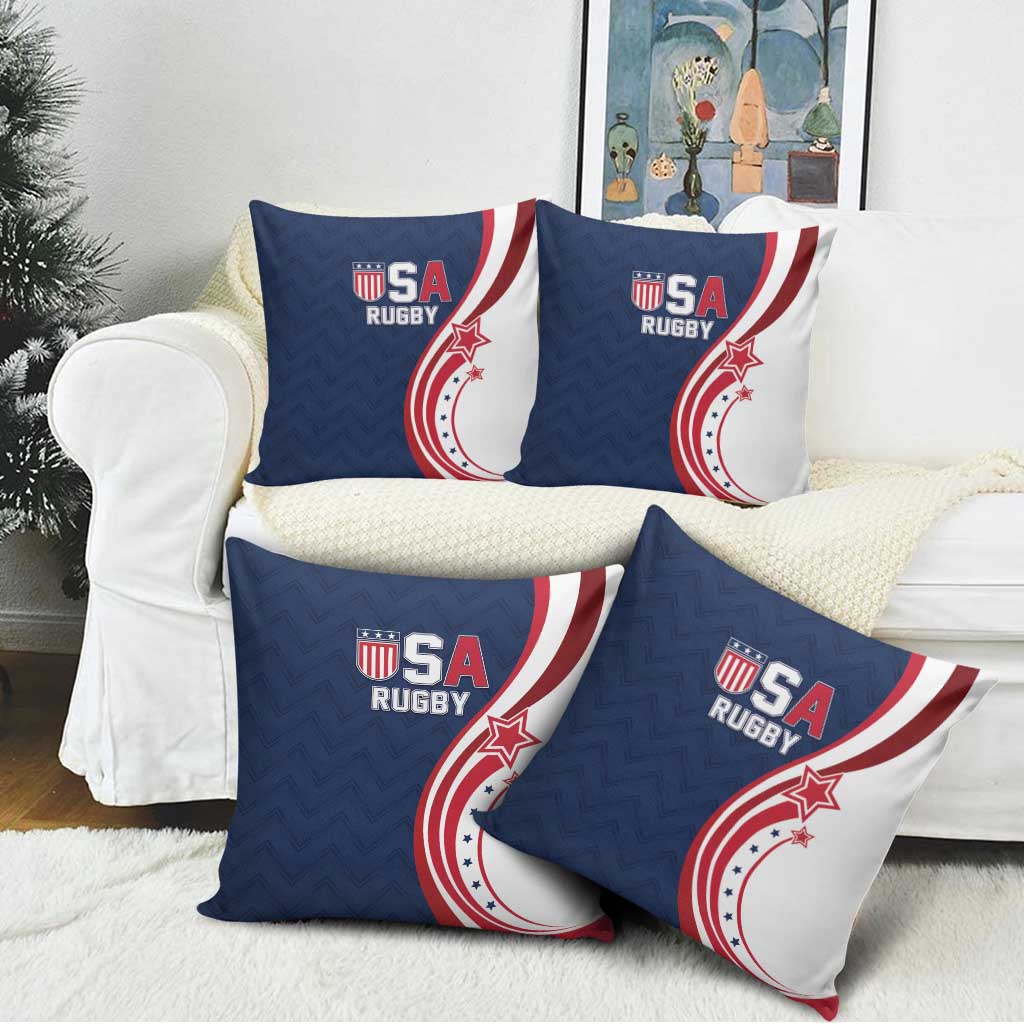 USA Rugby 2026 Pillow Cover Sporty Style