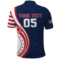 Custom USA Rugby 2026 Polo Shirt Sporty Style