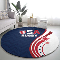 USA Rugby 2026 Round Carpet Sporty Style