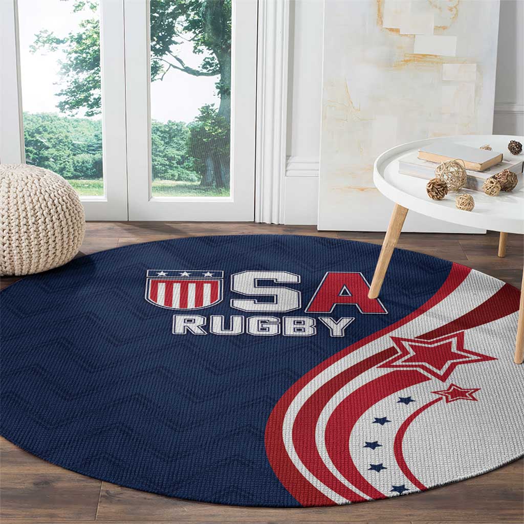 USA Rugby 2026 Round Carpet Sporty Style