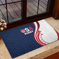 USA Rugby 2026 Rubber Doormat Sporty Style