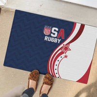 USA Rugby 2026 Rubber Doormat Sporty Style