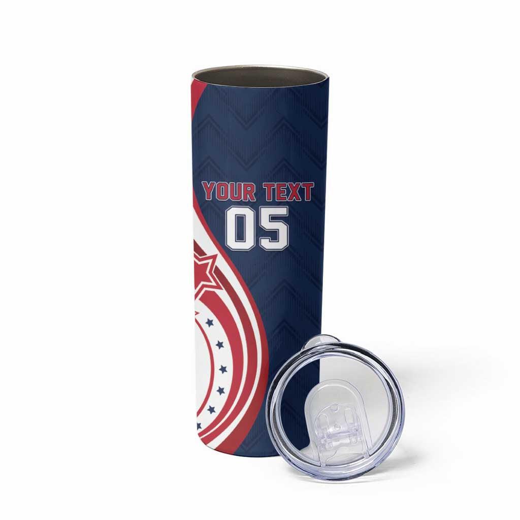 Custom USA Rugby 2026 Skinny Tumbler Sporty Style