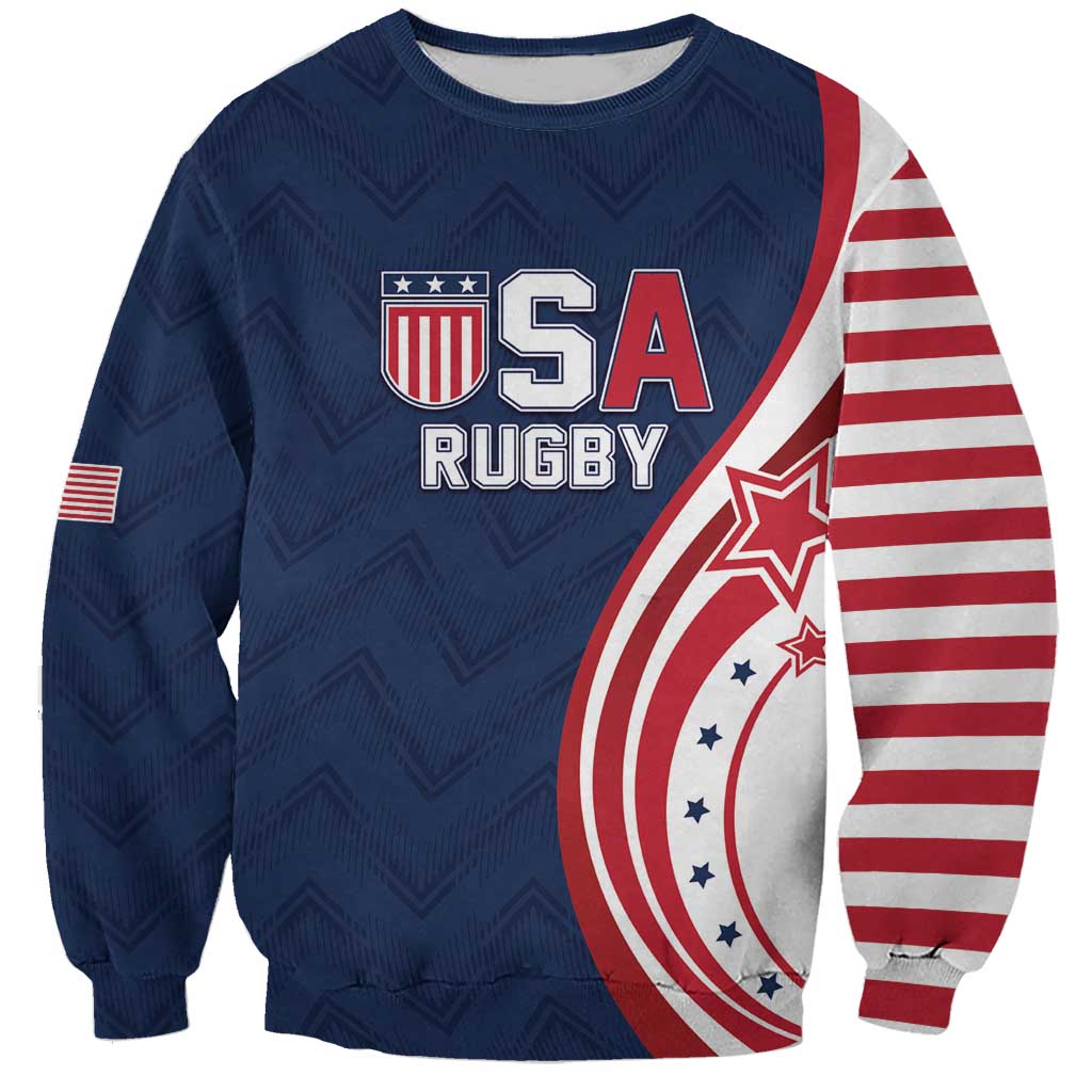 Custom USA Rugby 2026 Sweatshirt Sporty Style
