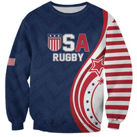 Custom USA Rugby 2026 Sweatshirt Sporty Style