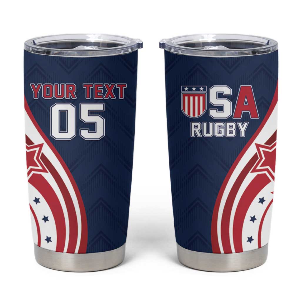 Custom USA Rugby 2026 Tumbler Cup Sporty Style