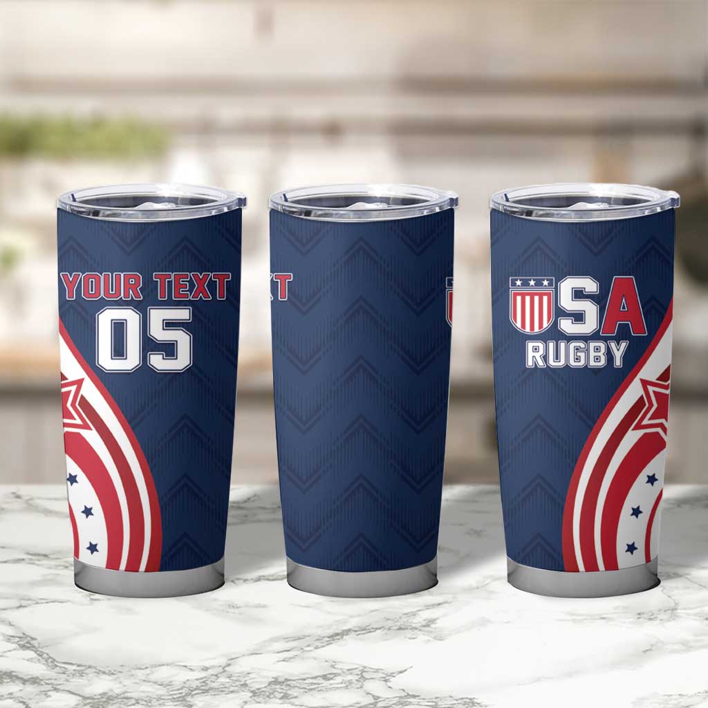 Custom USA Rugby 2026 Tumbler Cup Sporty Style