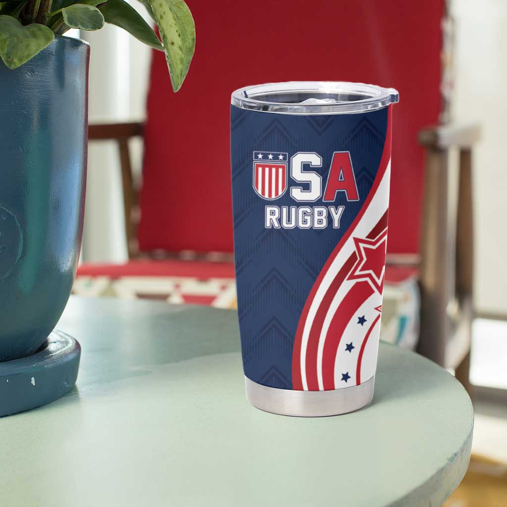 Custom USA Rugby 2026 Tumbler Cup Sporty Style