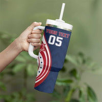 Custom USA Rugby 2026 Tumbler With Handle Sporty Style