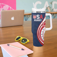 Custom USA Rugby 2026 Tumbler With Handle Sporty Style