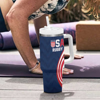 Custom USA Rugby 2026 Tumbler With Handle Sporty Style
