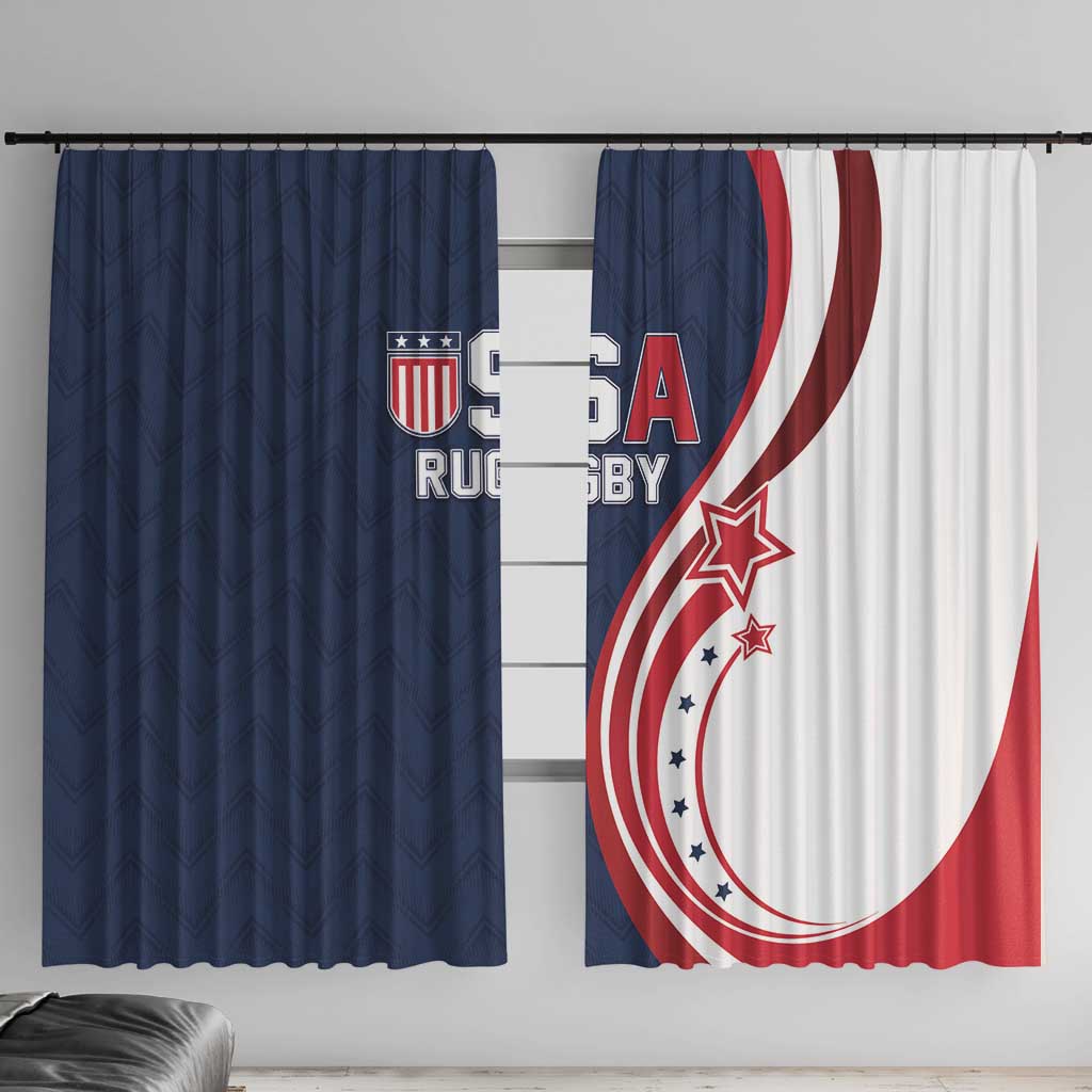 USA Rugby 2026 Window Curtain Sporty Style