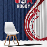 USA Rugby 2026 Window Curtain Sporty Style