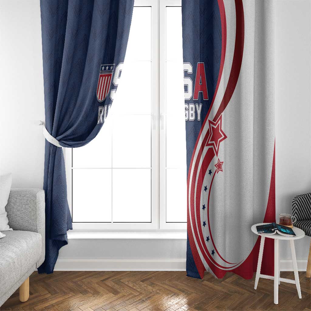 USA Rugby 2026 Window Curtain Sporty Style