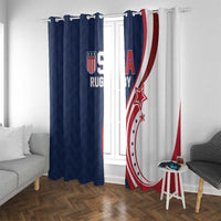 USA Rugby 2026 Window Curtain Sporty Style