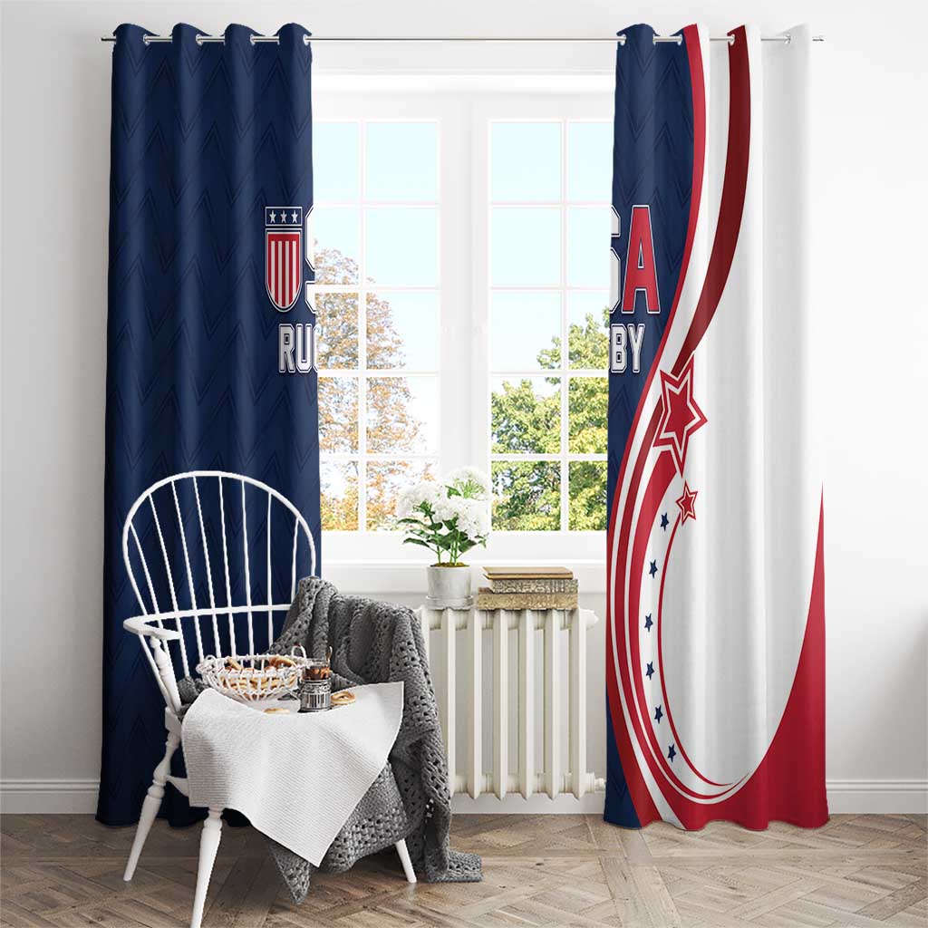 USA Rugby 2026 Window Curtain Sporty Style