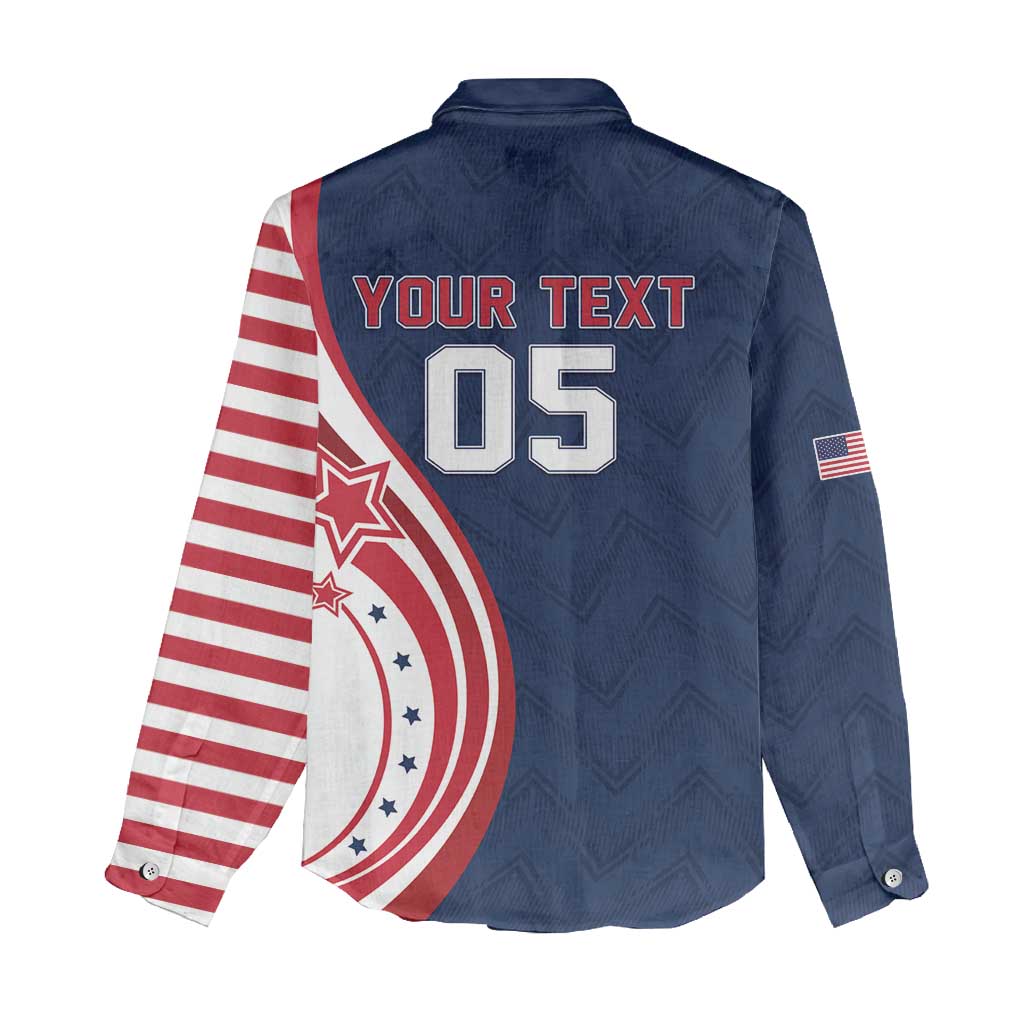 Custom USA Rugby 2026 Women Casual Shirt Sporty Style