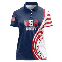Custom USA Rugby 2026 Women Polo Shirt Sporty Style