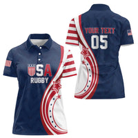 Custom USA Rugby 2026 Women Polo Shirt Sporty Style